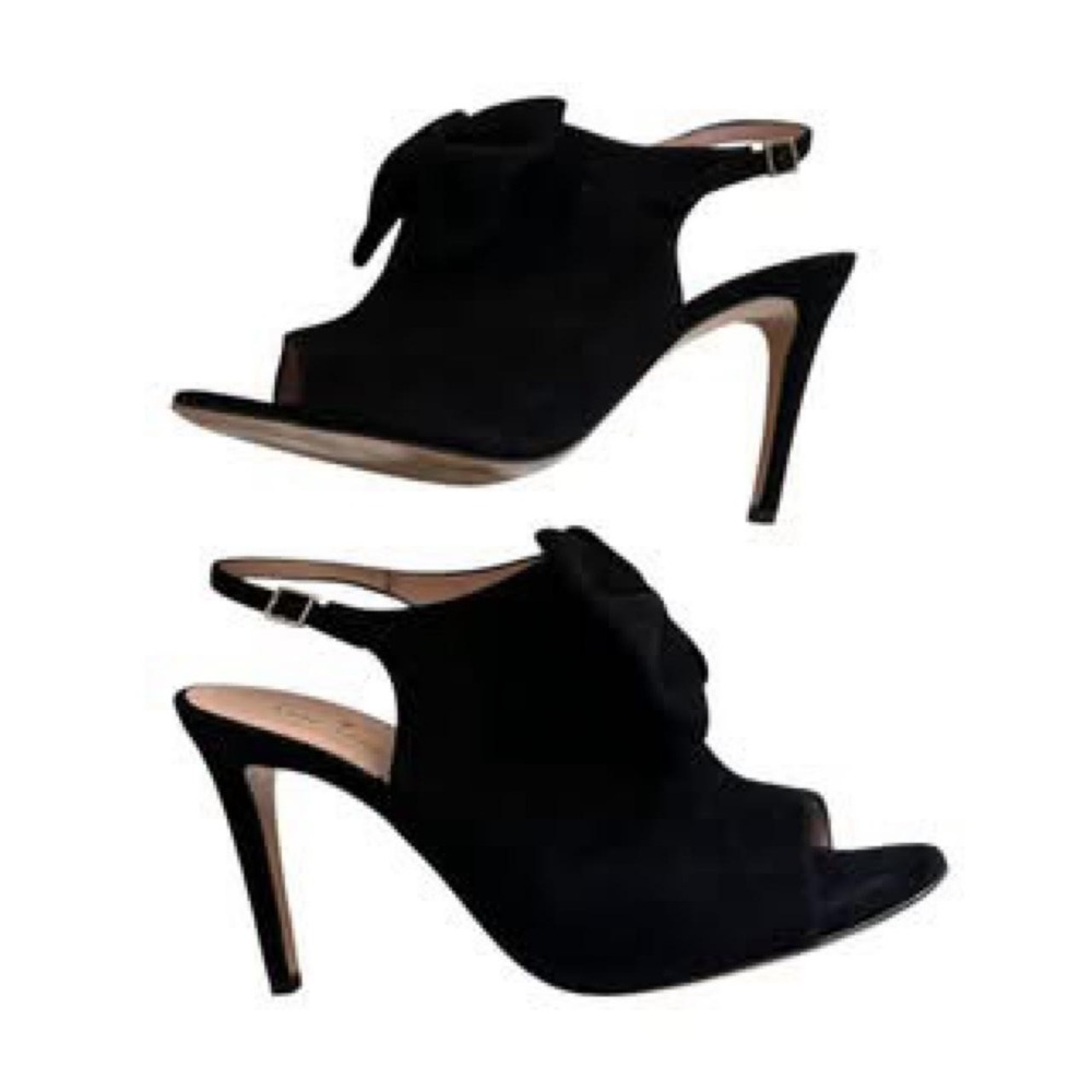 Kate Spade Size 7.5 Black Suede Women's Shoes Heels